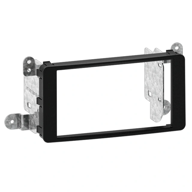 ACV 2-DIN monteringsramme - Sort Outlander/4007/C-Cros. (2007-2012) m/Nav 