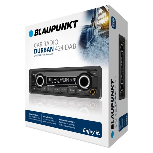Blaupunkt DURBAN 424 DAB 24V, DAB+, USB, AUX, BT, Shortbody 