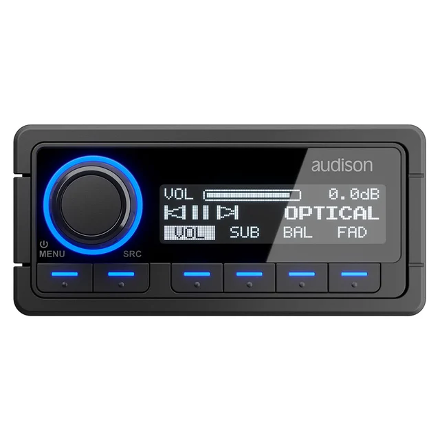 Audison DRC MP CAN fjernkontroll For Audison med DRCC kobling 