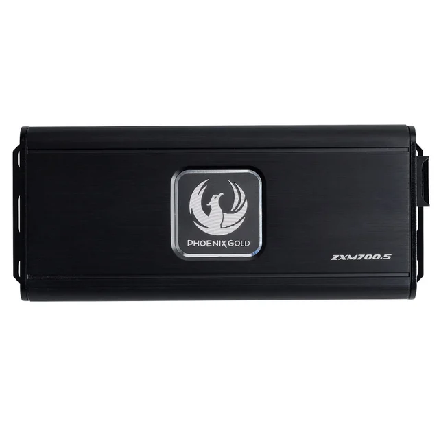 Phoenix Gold ZXM700.5 5-kanalsforsterker Mini, 4x100+350W RMS i 2 Ohm, Klasse D 