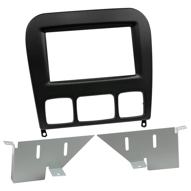 ACV 2-DIN monteringsramme - Sort Mercedes Benz S-klasse (1999-2003) 