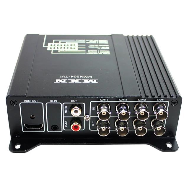 Kamerasplitter/kontrollboks 4-kanals For MXN / System A / TVI 
