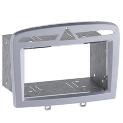 ACV 2-DIN monteringsramme - Sølv Peugeot 308/ RCZ (2008-2015)