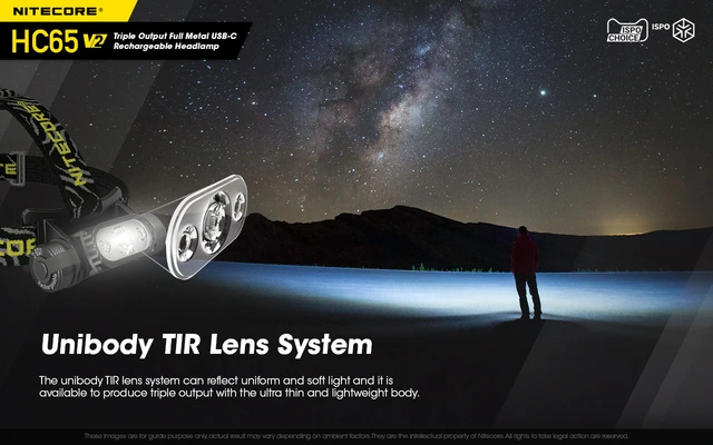 Nitecore HC65 v2 LED hodelykt 165m, 1750 Lumen, LED 