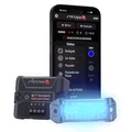 Stetsom Strobo RGB kit Bluetooth kontroller + 4 lamper