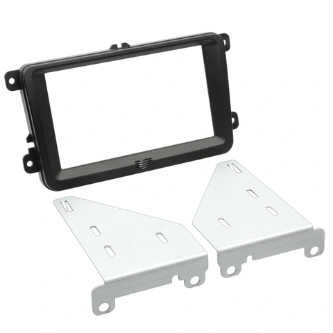 ACV 2-DIN monteringsramme - Sort VW/Skoda RCD/RNS-formfaktor