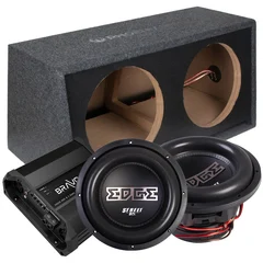 Edge / Stetsom basspakke (2024 versjon) 2x12" og 3000W forsterker