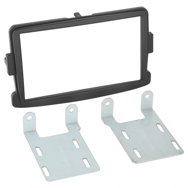 ACV 2-DIN monteringsramme - Grå Renault/Dacia/Nissan/Opel (2012-2021) 