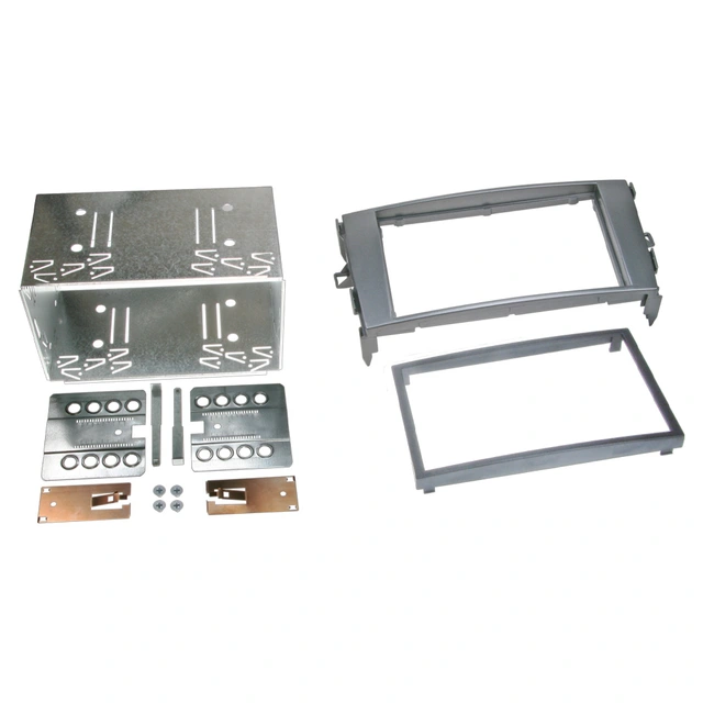 ACV 2-DIN monteringsramme - Metallgrå Toyota Auris (2007-2012) 