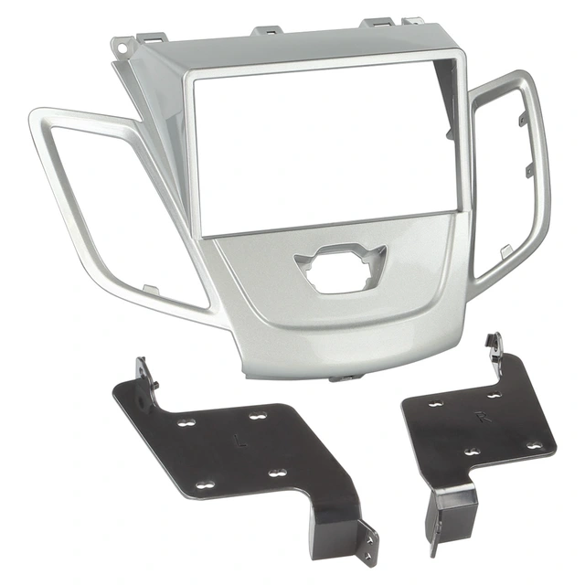 ACV 2-DIN monteringsramme - Sølv Ford Fiesta 2009 - 2016 u/ekst. display 