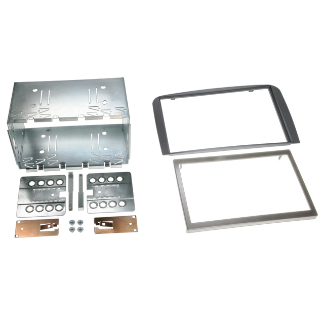 ACV 2-DIN monteringsramme - Koksgrå Alfa Romeo 147/GT (2001 - 2010) 