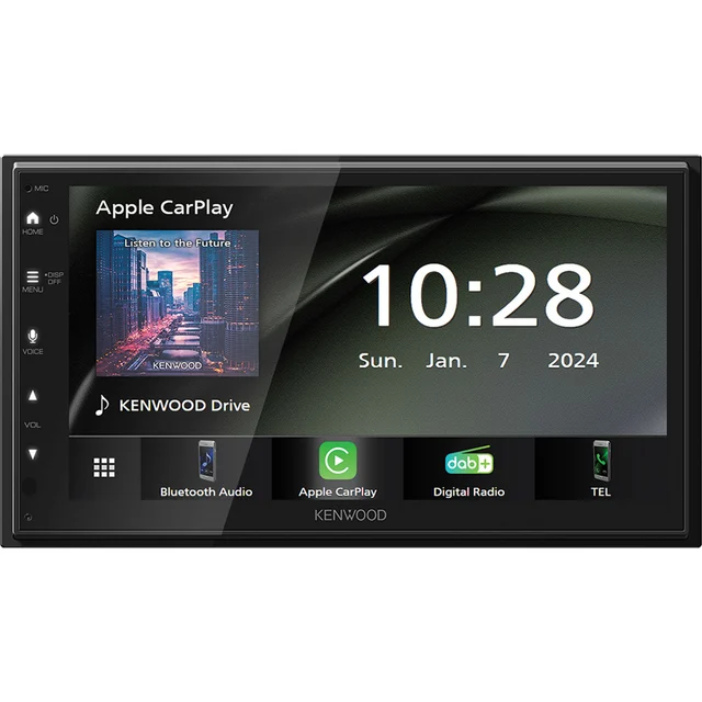 Kenwood DMX6523DABS Trådløs Carplay & Android Auto, DAB+, BT 