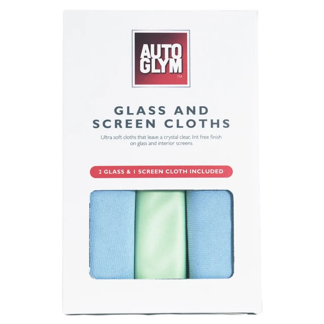 Autoglym Glass & Screen Cloths Glass & Screen Cloths, 3 pk. 