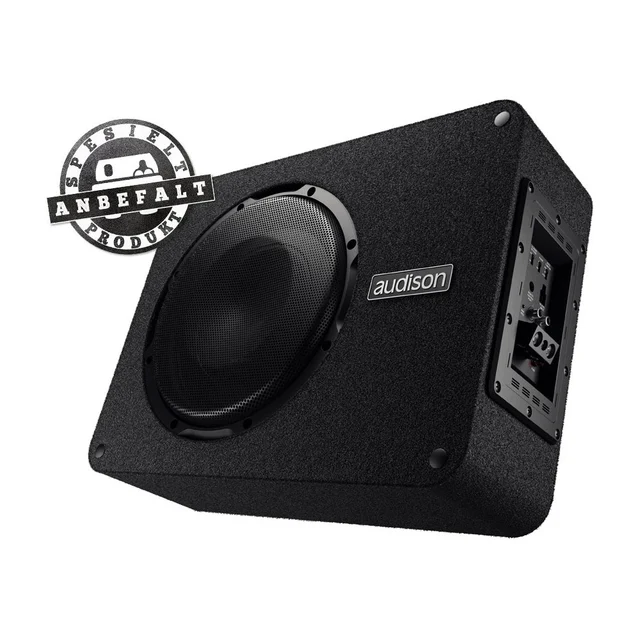 Audison APBX 10 AS2 Prima aktiv subw. 10" i kasse, 400W RMS, 800W Maks 