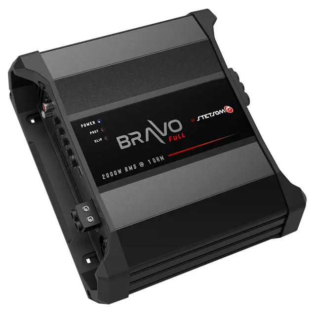 Stetsom BRAVO FULL 2000 monoforsterker 2000W RMS, 1 Ohm, SPL, Kl.D 