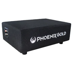 Phoenix Gold ZX18PDF basskasse 8" i kasse, 250W RMS, 4 Ohm