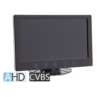Navlinkz 9" LCD-Skjerm (AHD/CVBS) 2 videoinnganger. 12V-24V