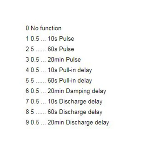 Wehrle Intervallrelé 10A 10A, Justerbar: 0,5 - 20min, 5-pin 