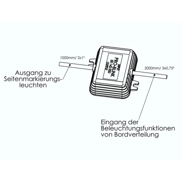 Blink modul universal ECE R48, Rev.6. ADR Godkjent, 10-30V 
