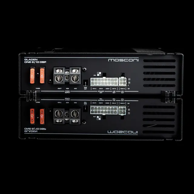 MOSCONI ONE 8|10 DSP 8-kanals forsterker, 10-kanals DSP, 960W 