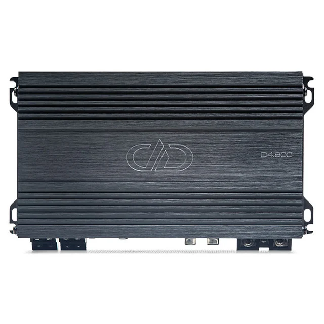 DD Audio D4.800 4-kanals forsterker 4 x 125W RMS i 4 Ohm, Klasse D. 