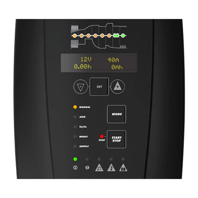CTEK MXTS 40 Batterilader for verksted,12/24V, 40A 