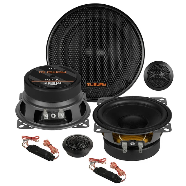 Musway MS4.2C komponentsett 4", 70W RMS, 3 Ohm 