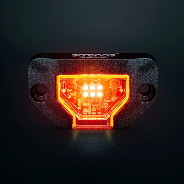 Strands Unity Rock Light Rød, 10-32V, 200 Lumen 