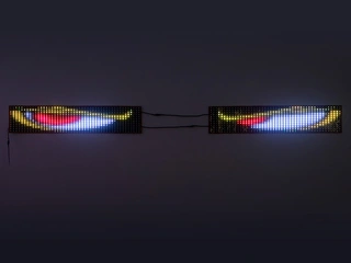 DEVIL EYES RGB LED panel 80+80cm, 12/24V