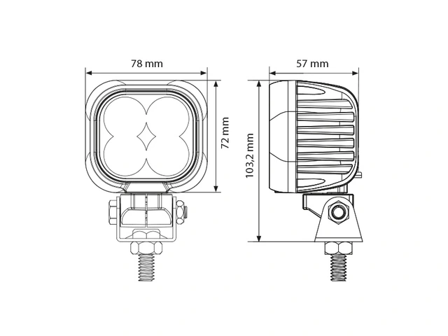 Bullboy Agriline arbeidslys LED, 2913 Lumen, 33W, arbeidslys 