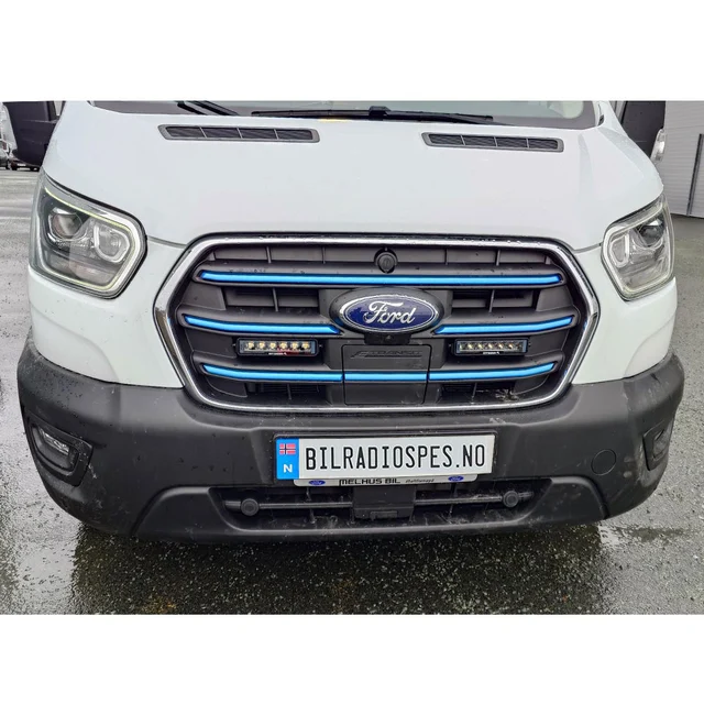 Optibeam lyspakke Ford E-Transit 2021-> 2 x Optibeam Pure 185, Relésett 