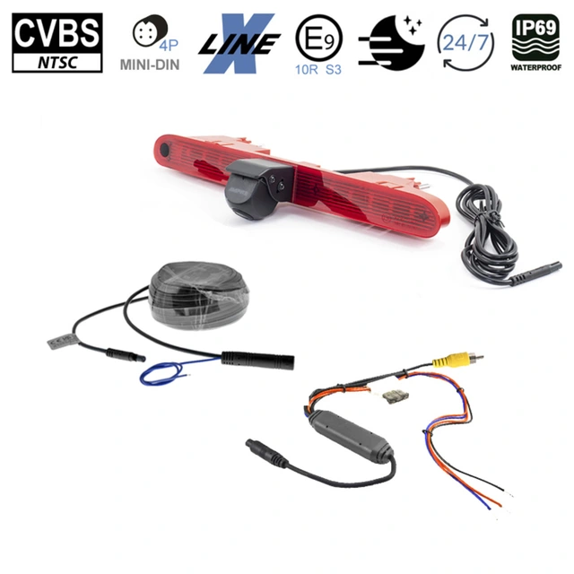 Ampire ryggekamera (CVBS/NTSC) ProAce City/Berlingo/Partner (2008 -->) 