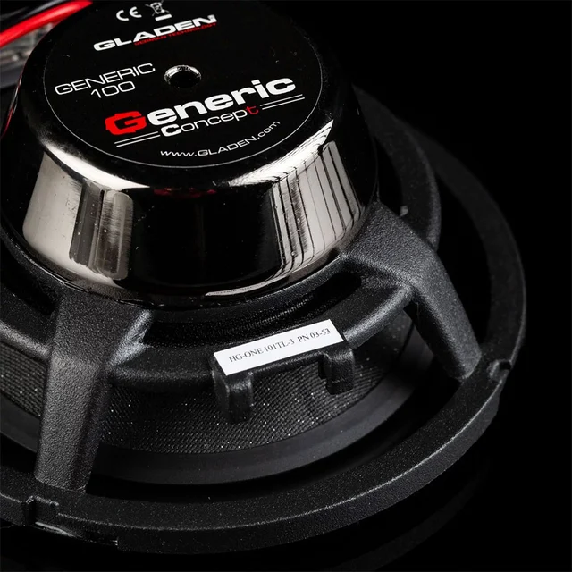 Gladen Generic 100.2 - 4" komponentsett 4", 80W RMS, 3 Ohm, Generic-serien 