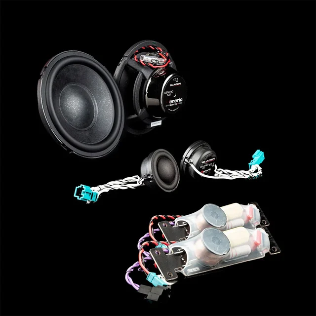 Gladen Generic 100.2 - 4" komponentsett 4", 80W RMS, 3 Ohm, Generic-serien 