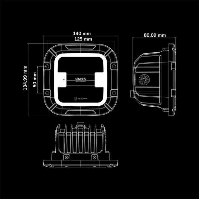 Strands Siberia XP Heat arbeidslys LED, 3710 Lumen, 70W, pris per stk 