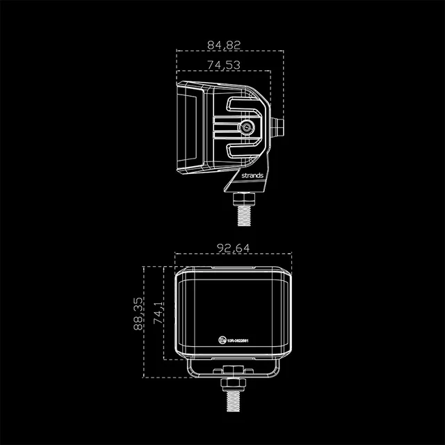 Strands Siberia XP Red Fox arbeidslys Arbeidslys, 3450 Lumen, 44W 