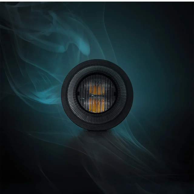 Strands Dark Knight Gloria varsellys Innfellbar, ECE R65, Mørkt glass 