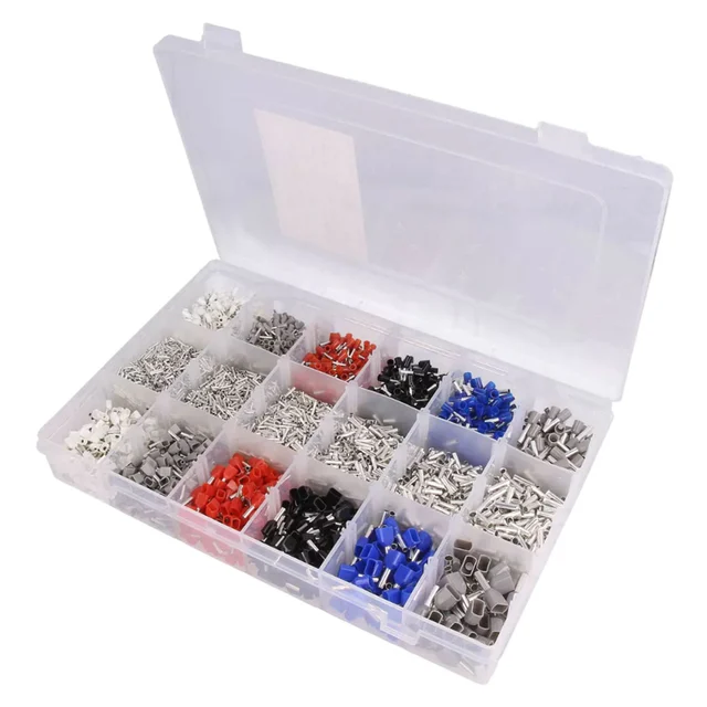 Sett med endehylser 8190 stk endehylser, 0,5-4mm² 