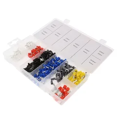 Sett med endehylser 685 stk endehylser, 0,5-10mm²