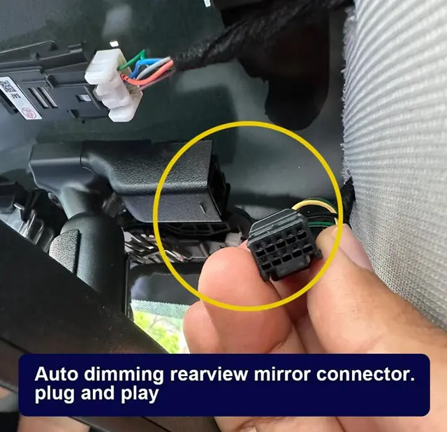 FITCAMX Integrert 4K Dashcam (foran+bak) Hyundai Kona (2024 ->) 