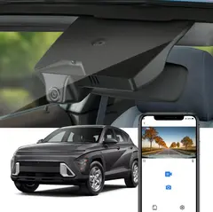 FITCAMX Integrert 4K Dashcam (foran+bak) Hyundai Kona (2024 ->)