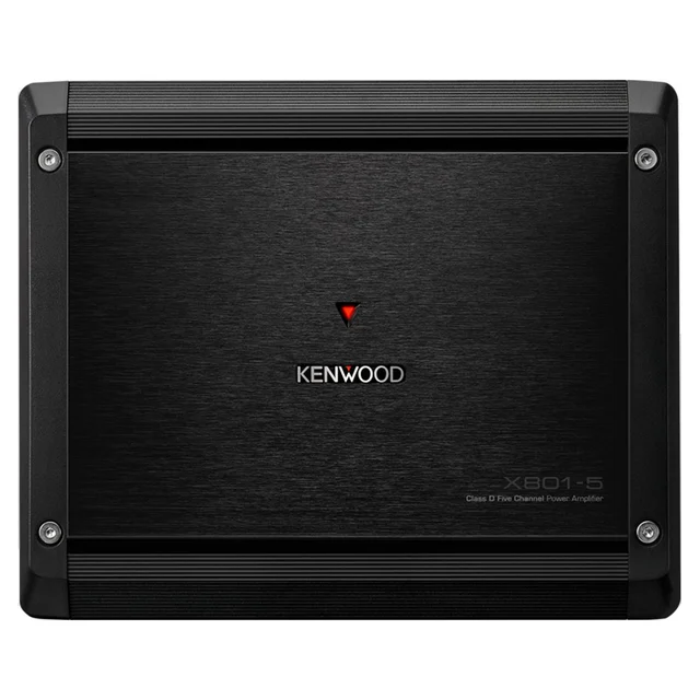 Kenwood X801-5. 5-kanals forsterker 4x75W+500W RMS i 2 Ohm 