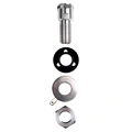 ATTB gjengeforlenger i aluminium 56mm, M14/M18 med mutter