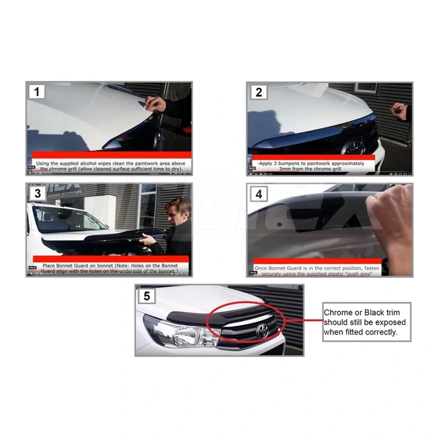 Airplex panserbeskytter dark smoke Toyota Hilux 2021-2025 