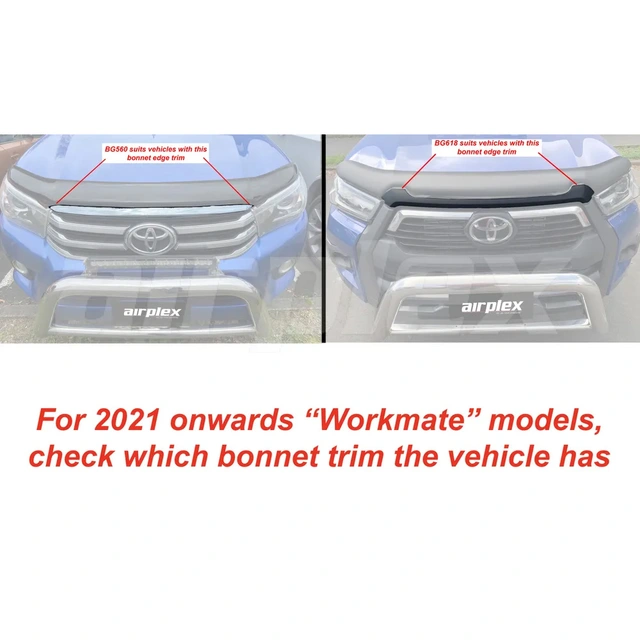 Airplex panserbeskytter dark smoke Toyota Hilux 2021-2025 