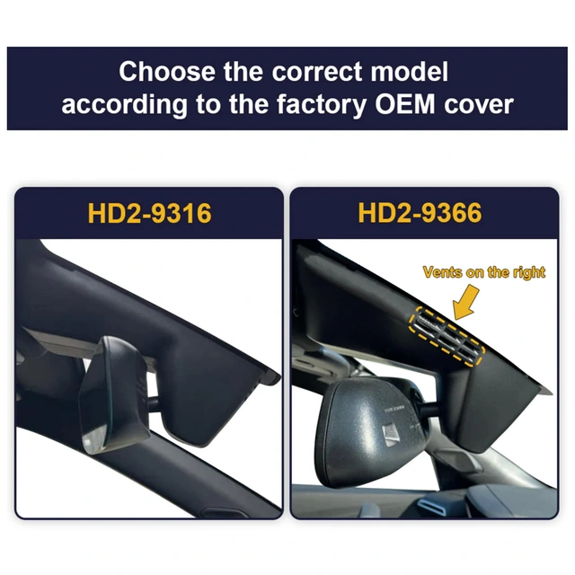 FITCAMX Integrert 4K Dashcam (foran) Peugeot 208/2008 (2020 - 2023) "9316" 