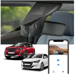 FITCAMX Integrert 4K Dashcam (foran) Peugeot 208/2008 (2020 - 2023) "9316"