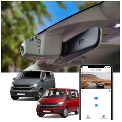 FITCAMX Integrert Plug &amp; Play 4K Dashcam VW/Skoda (2015 ->) "5737" Sort