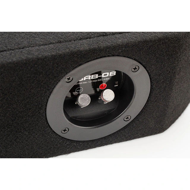 Gladen GSRB-08 basskasse 8" i kasse, 225W RMS, 4 Ohm 