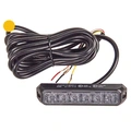 Axixtech Stealth LED MS6 varsellys Oransje, 12/24V, ECE R65, ADR